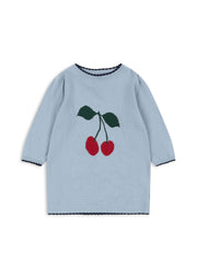 Konges Sløjd A/S KNITTED DRESSES blue fog