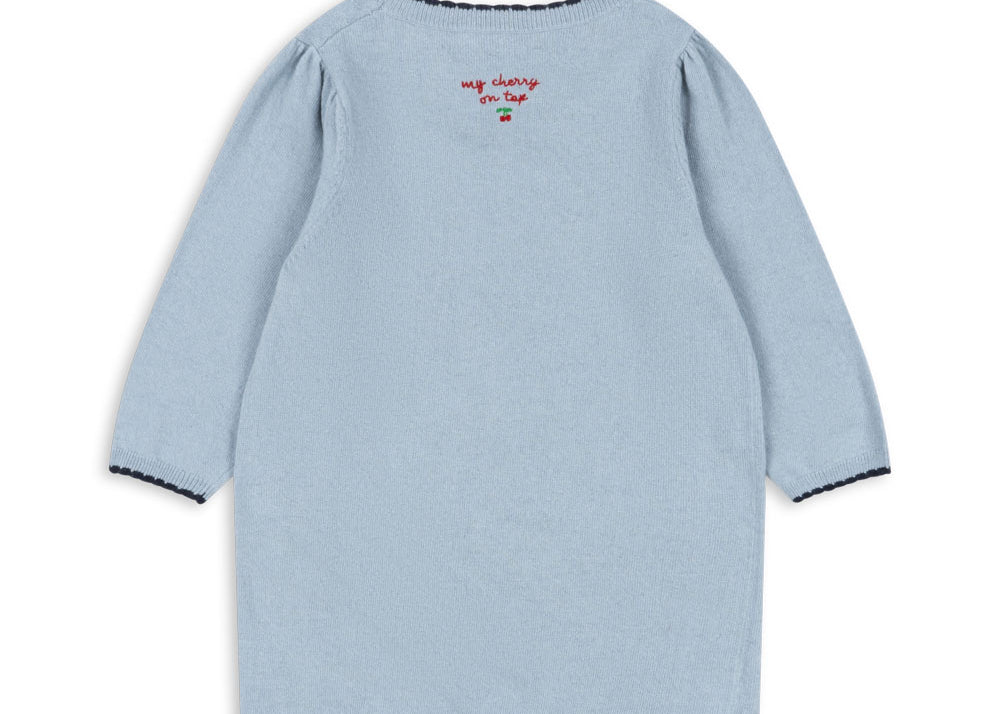 Konges Sløjd A/S KNITTED DRESSES blue fog