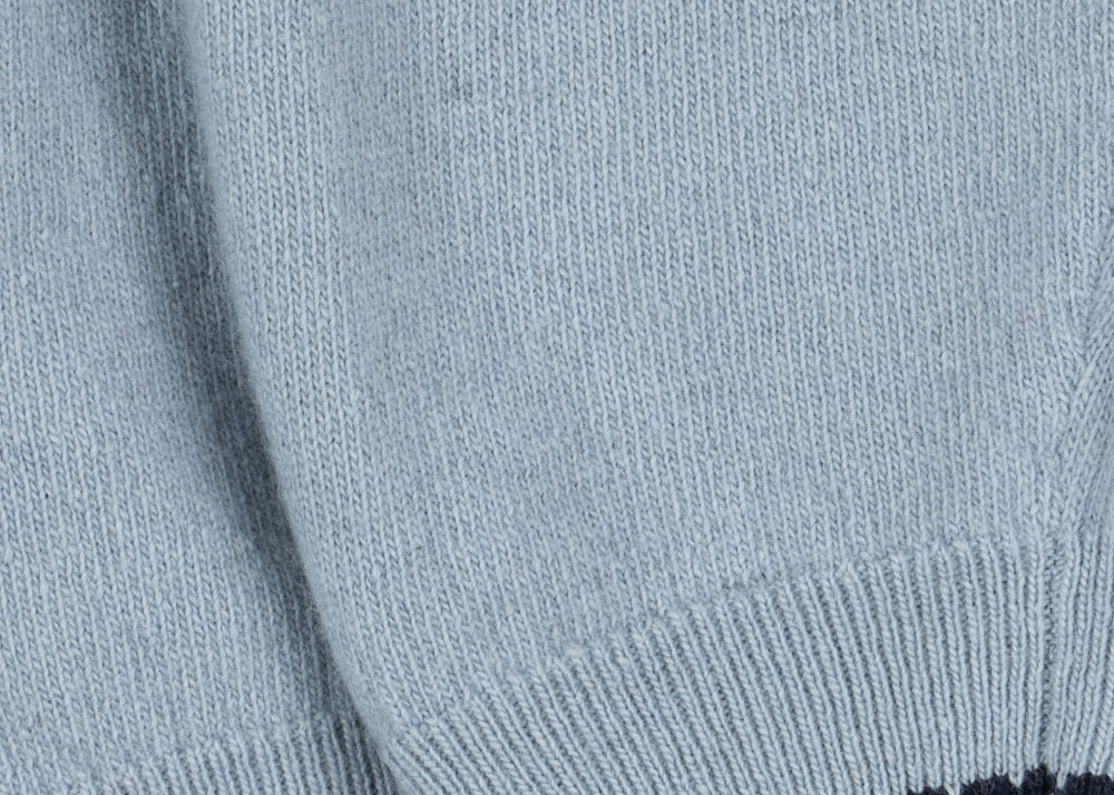 Konges Sløjd A/S KNITTED PANTS blue fog