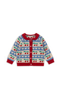 Konges Sløjd A/S KNITTED CARDIGANS cherry stripe