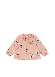 Konges Sløjd A/S JERSEY BLOUSES ladybug daisy blush