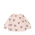 Konges Sløjd A/S JERSEY BLOUSES ma grande cerise peony