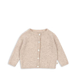 Konges Sløjd A/S KNITTED CARDIGANS off white melange pointelle
