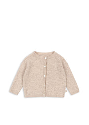 Konges Sløjd A/S KNITTED CARDIGANS off white melange pointelle