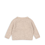 Konges Sløjd A/S KNITTED CARDIGANS off white melange pointelle
