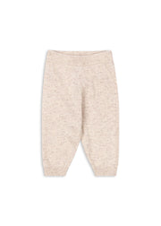 Konges Sløjd A/S KNITTED PANTS off white melange pointelle