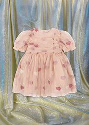 Konges Sløjd A/S WOVEN DRESSES heart rose glitter