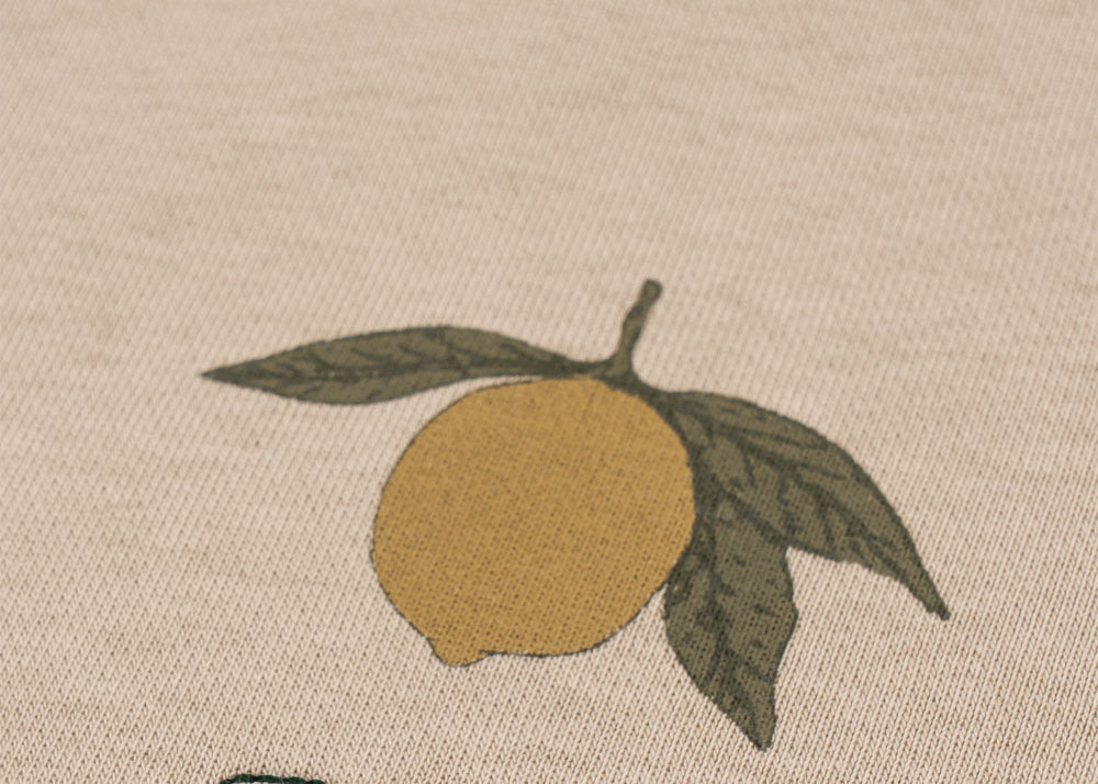 Konges Sløjd A/S JERSEY BLOUSES oxford tan lemon