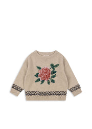 Konges Sløjd A/S KNITTED BLOUSES & VESTS off white melange