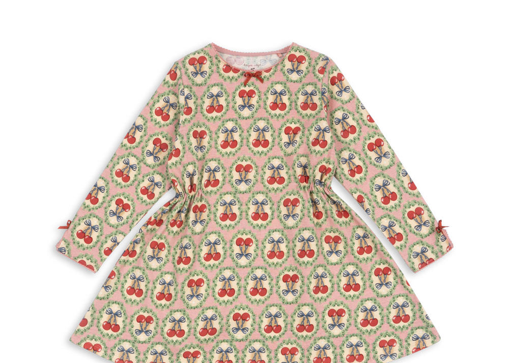 Konges Sløjd A/S JERSEY DRESSES cherry bow