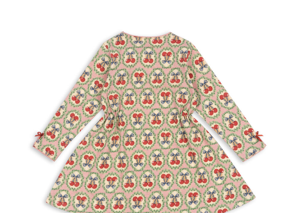 Konges Sløjd A/S JERSEY DRESSES cherry bow