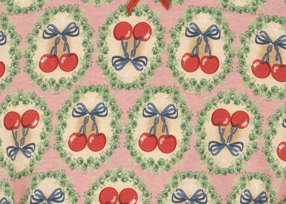 Konges Sløjd A/S JERSEY DRESSES cherry bow