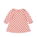 Konges Sløjd A/S JERSEY DRESSES amour rouge