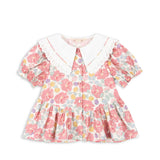 Konges Sløjd A/S WOVEN SHORT SLEEVE SHIRTS fleur anglaise