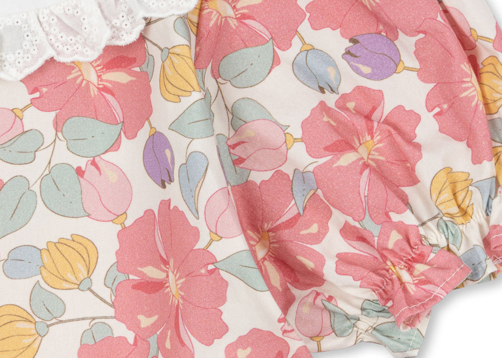 Konges Sløjd A/S WOVEN SHORT SLEEVE SHIRTS fleur anglaise