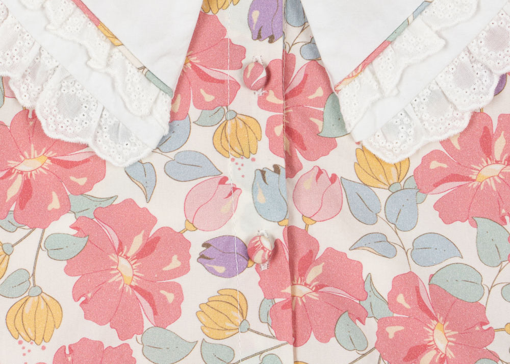 Konges Sløjd A/S WOVEN SHORT SLEEVE SHIRTS fleur anglaise