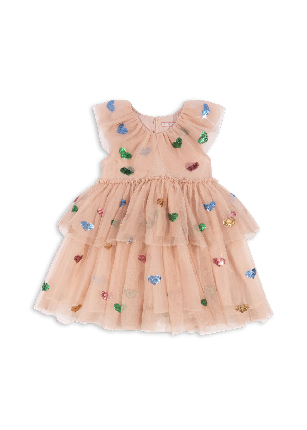 YVONNE FAIRY DRESS - coeur sequins – Konges Sløjd®