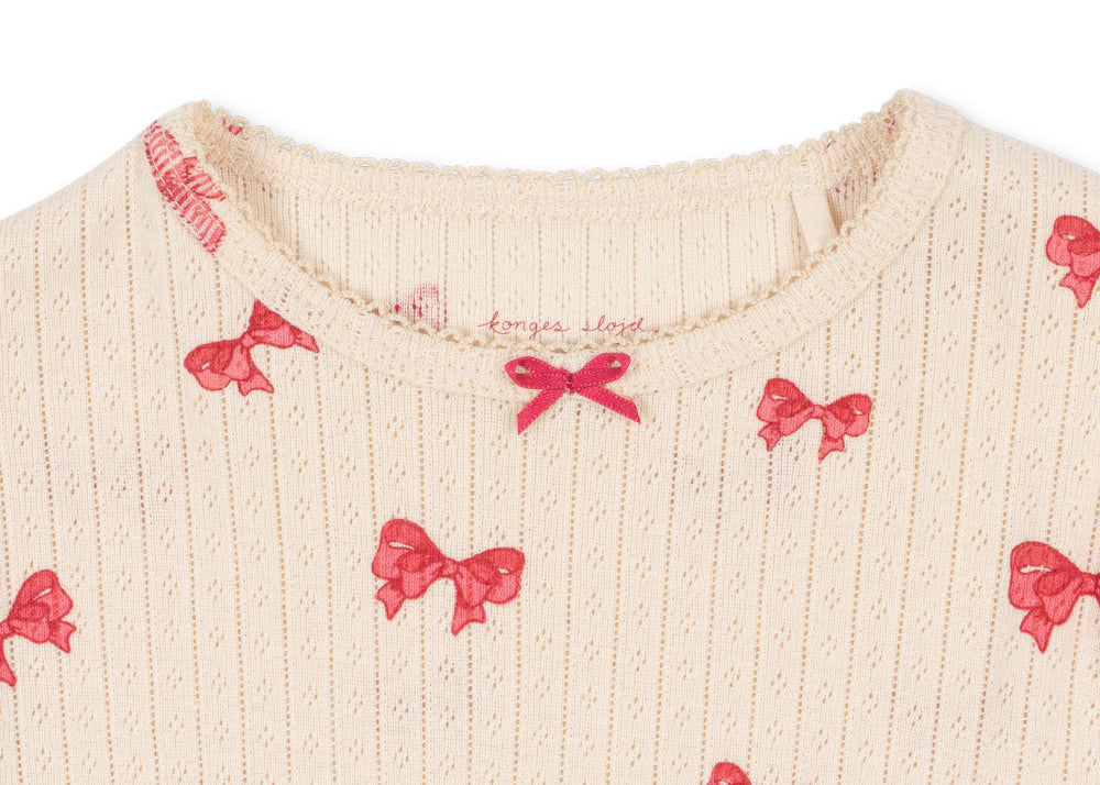 Konges Sløjd A/S JERSEY T-SHIRTS rosia bow