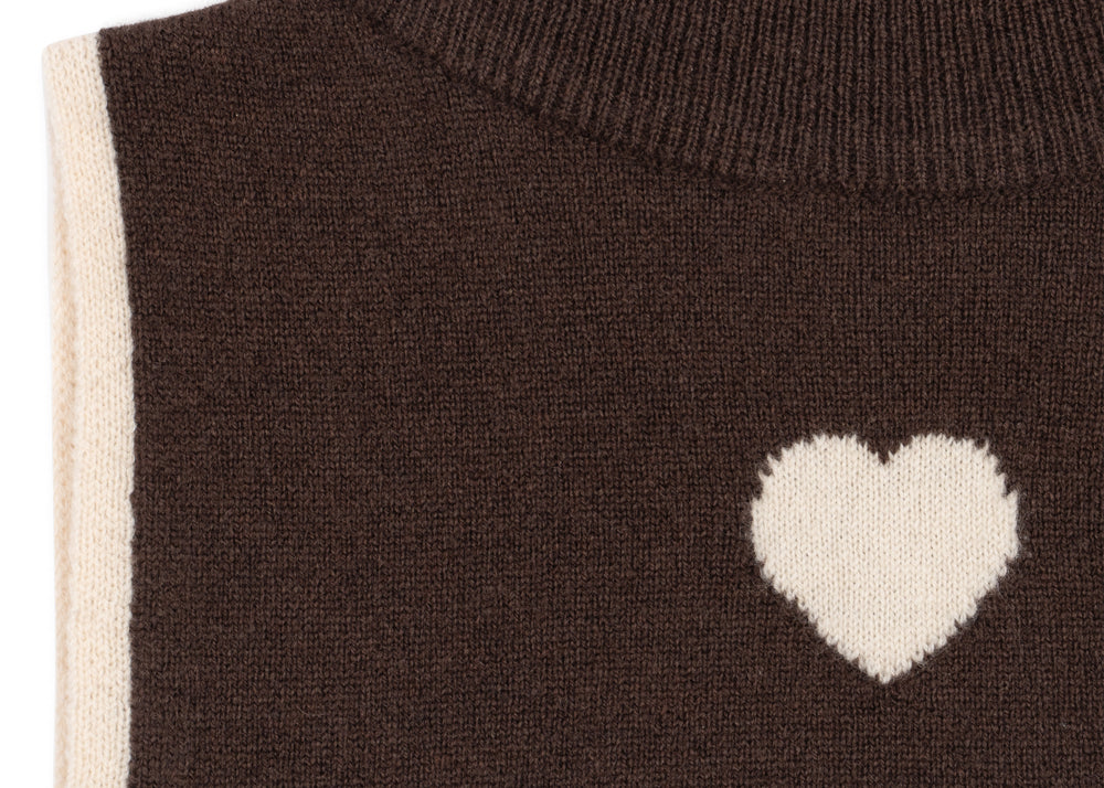 Konges Sløjd A/S NECKWARMER chocolate brown