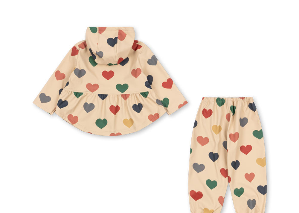 Konges Sløjd A/S RAINWEAR bon coeur coloré