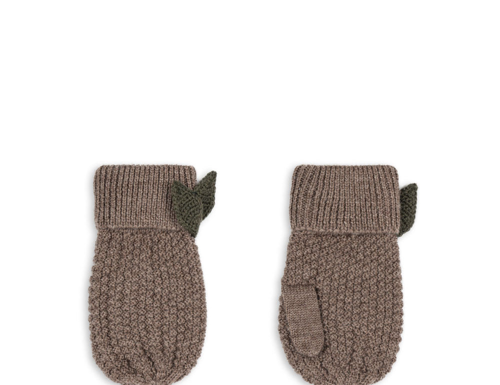 Konges Sløjd A/S MITTENS bunny brown melange
