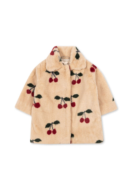 Fuzzie coat - ma grande cerise – Konges Sløjd®