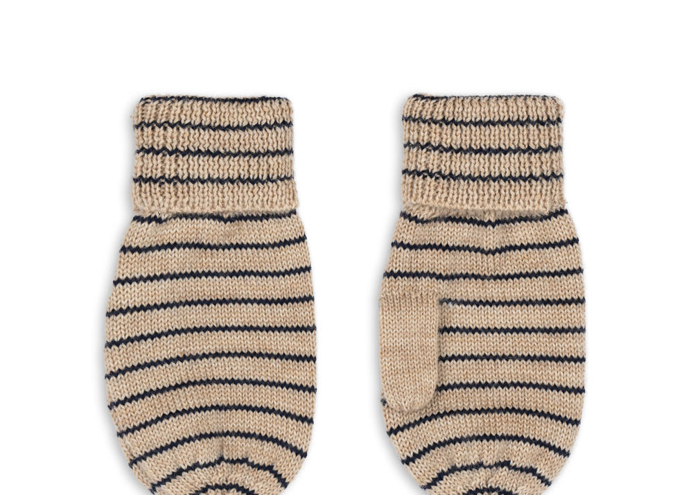 Konges Sløjd A/S MITTENS stripe bluie