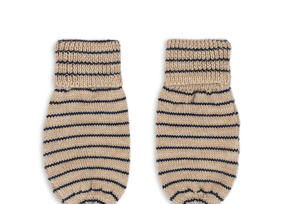 Konges Sløjd A/S MITTENS stripe bluie