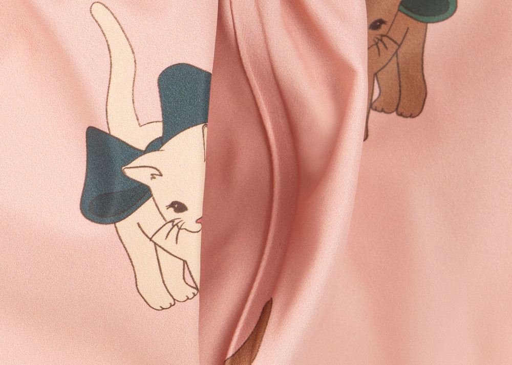 Konges Sløjd A/S RAINWEAR bow kitty pink