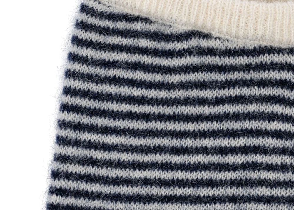 Konges Sløjd A/S KNITTED PANTS ensign blue/buttercream