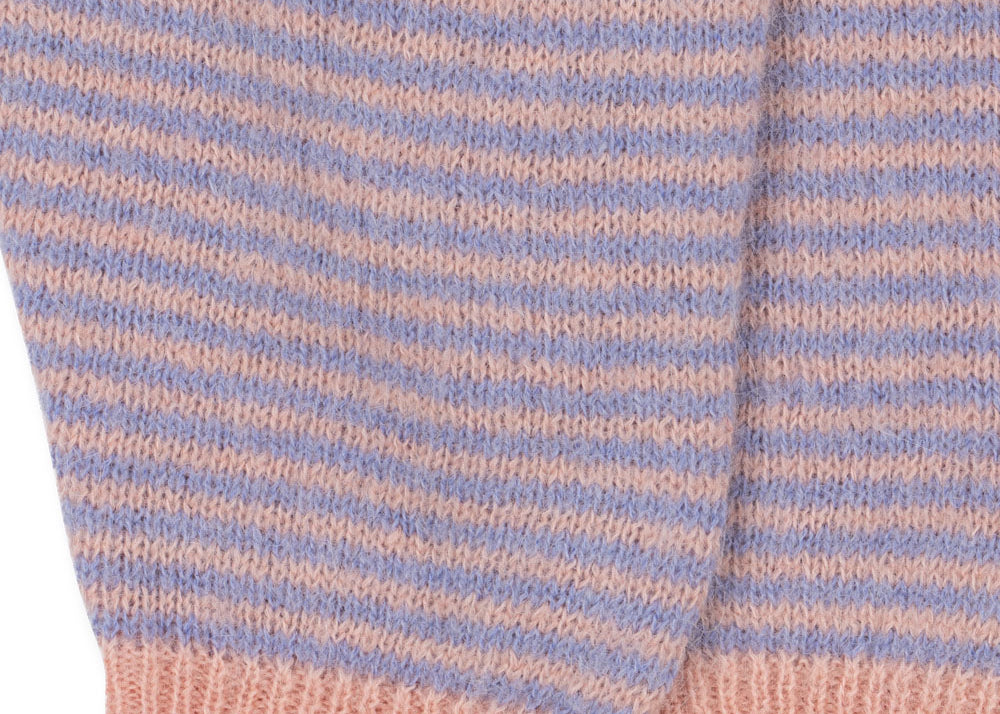 Konges Sløjd A/S KNITTED PANTS purple/pink dolphin
