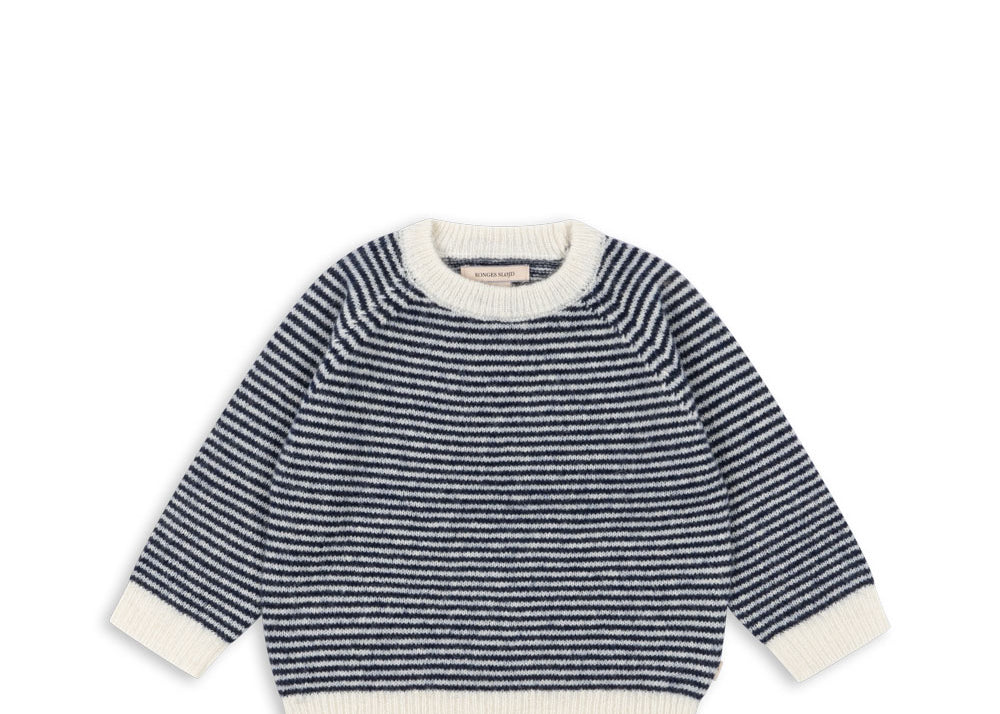 Konges Sløjd A/S KNITTED BLOUSES & VESTS ensign blue/buttercream