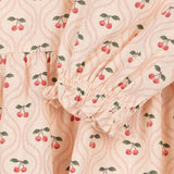 Konges Sløjd A/S WOVEN SHIRTS cherry pink motif