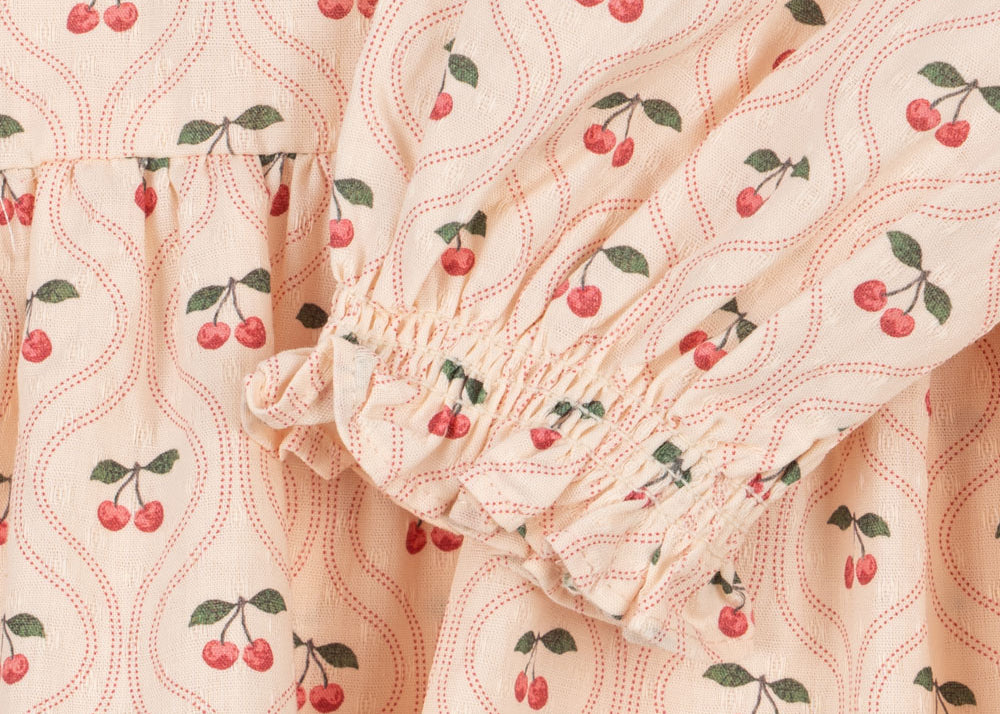 Konges Sløjd A/S WOVEN SHIRTS cherry pink motif