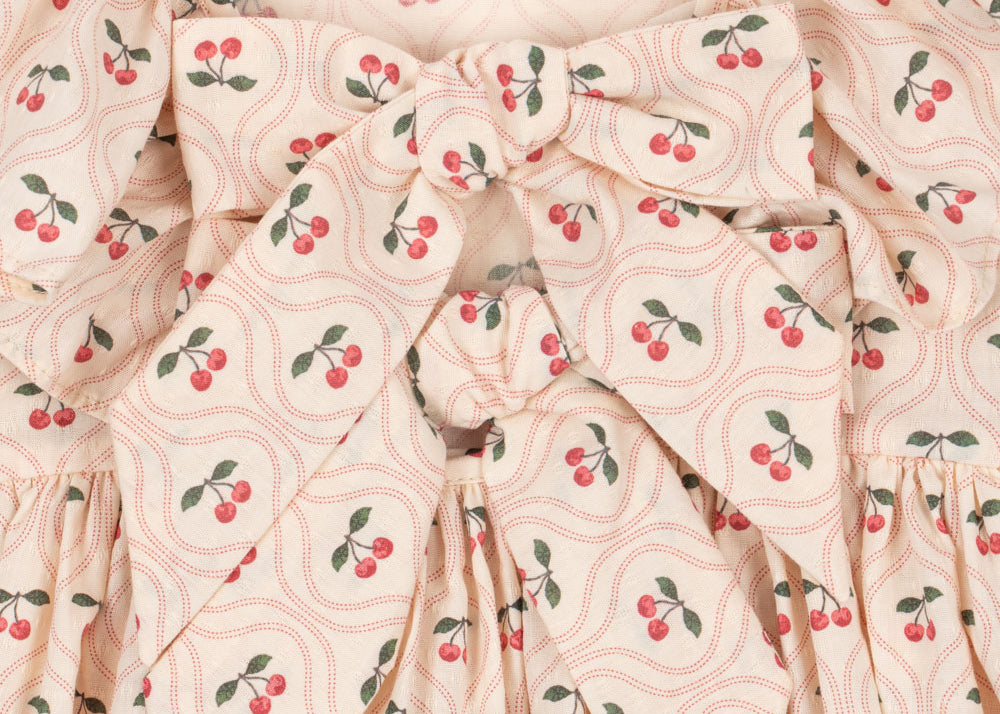 Konges Sløjd A/S WOVEN DRESSES cherry pink motif