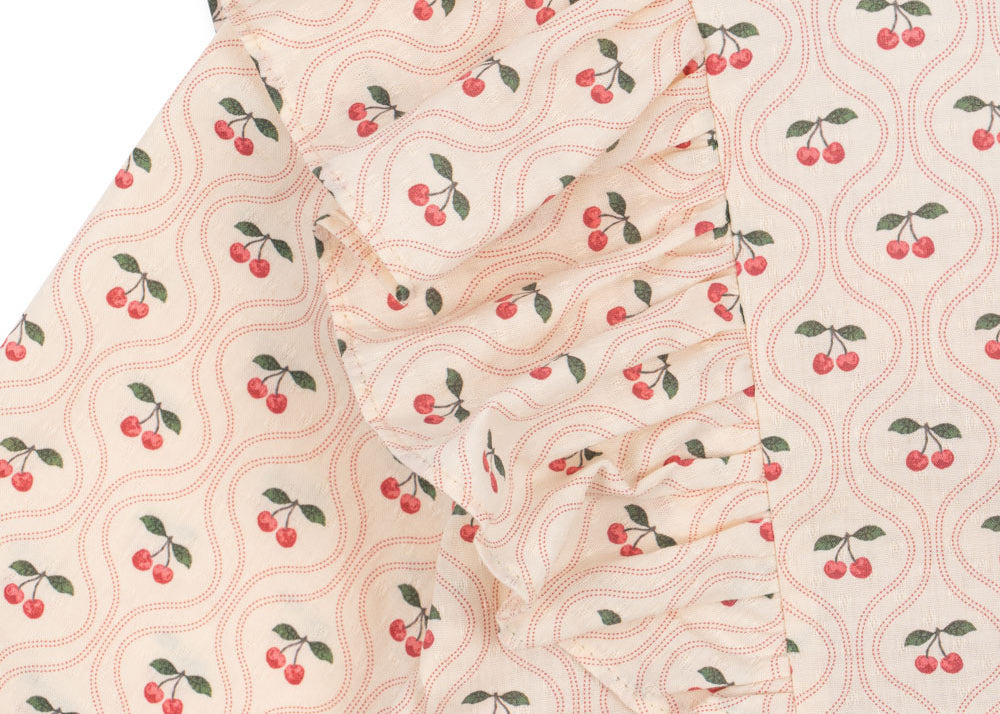 Konges Sløjd A/S WOVEN DRESSES cherry pink motif