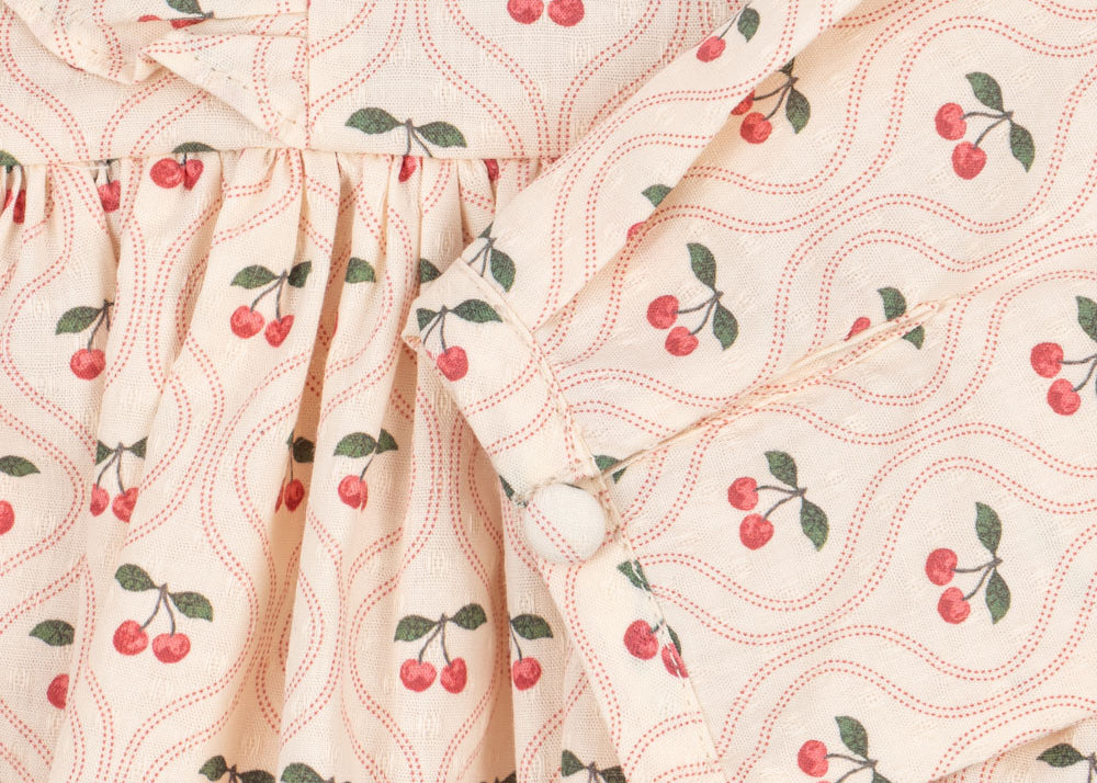 Konges Sløjd A/S WOVEN DRESSES cherry pink motif