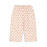 Konges Sløjd A/S WOVEN PANTS cherry pink motif