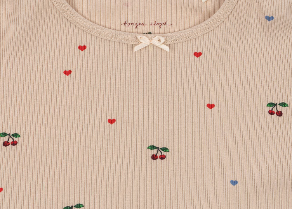 Konges Sløjd A/S JERSEY BLOUSES cherry coeur blush
