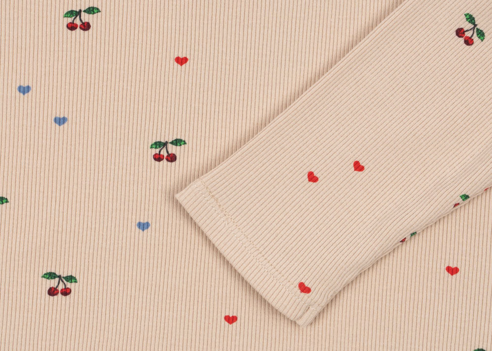 Konges Sløjd A/S JERSEY BLOUSES cherry coeur blush