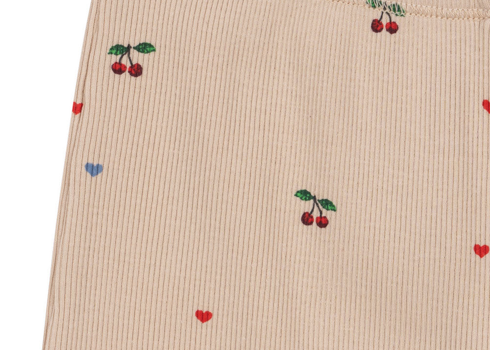 Konges Sløjd A/S JERSEY PANTS cherry coeur blush