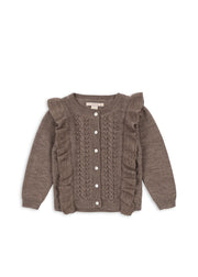Konges Sløjd A/S KNITTED CARDIGANS bunny brown melange