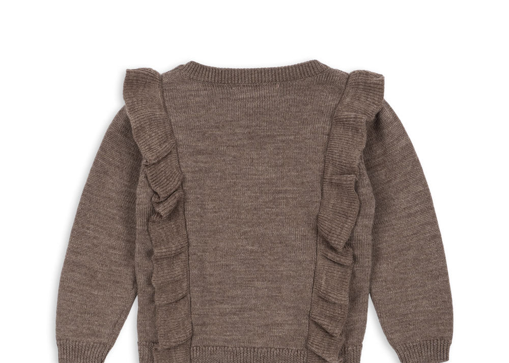 Konges Sløjd A/S KNITTED CARDIGANS bunny brown melange