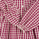 Konges Sløjd A/S WOVEN DRESSES sangria/butter check