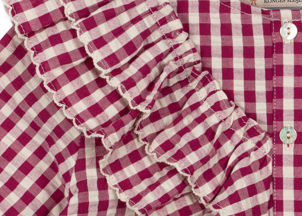 Konges Sløjd A/S WOVEN SHIRTS sangria/butter check