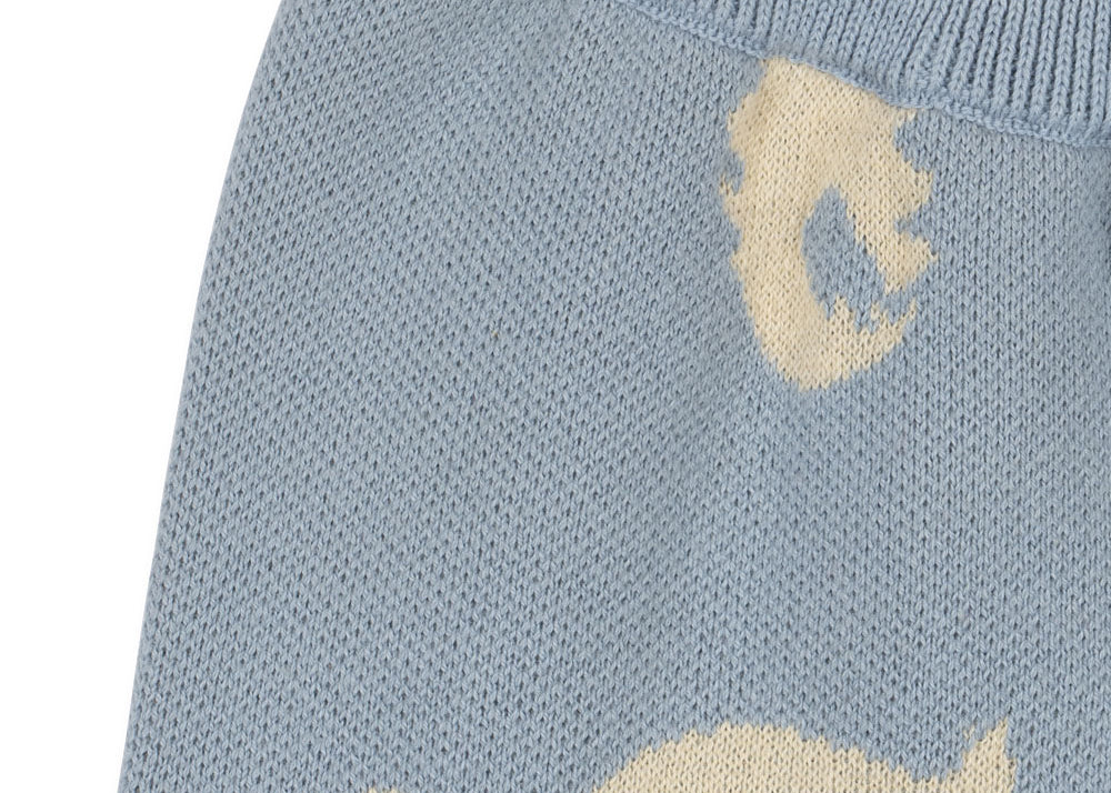 Konges Sløjd A/S KNITTED PANTS dino mist