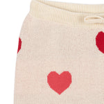 Konges Sløjd A/S KNITTED PANTS coeur coloré duo pink