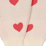 Konges Sløjd A/S KNITTED PANTS coeur coloré duo pink