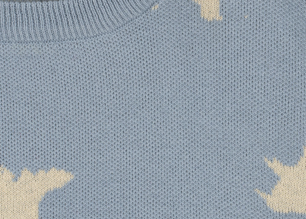 Konges Sløjd A/S KNITTED BLOUSES & VESTS dino mist