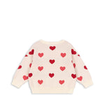 Konges Sløjd A/S KNITTED BLOUSES & VESTS coeur coloré duo pink